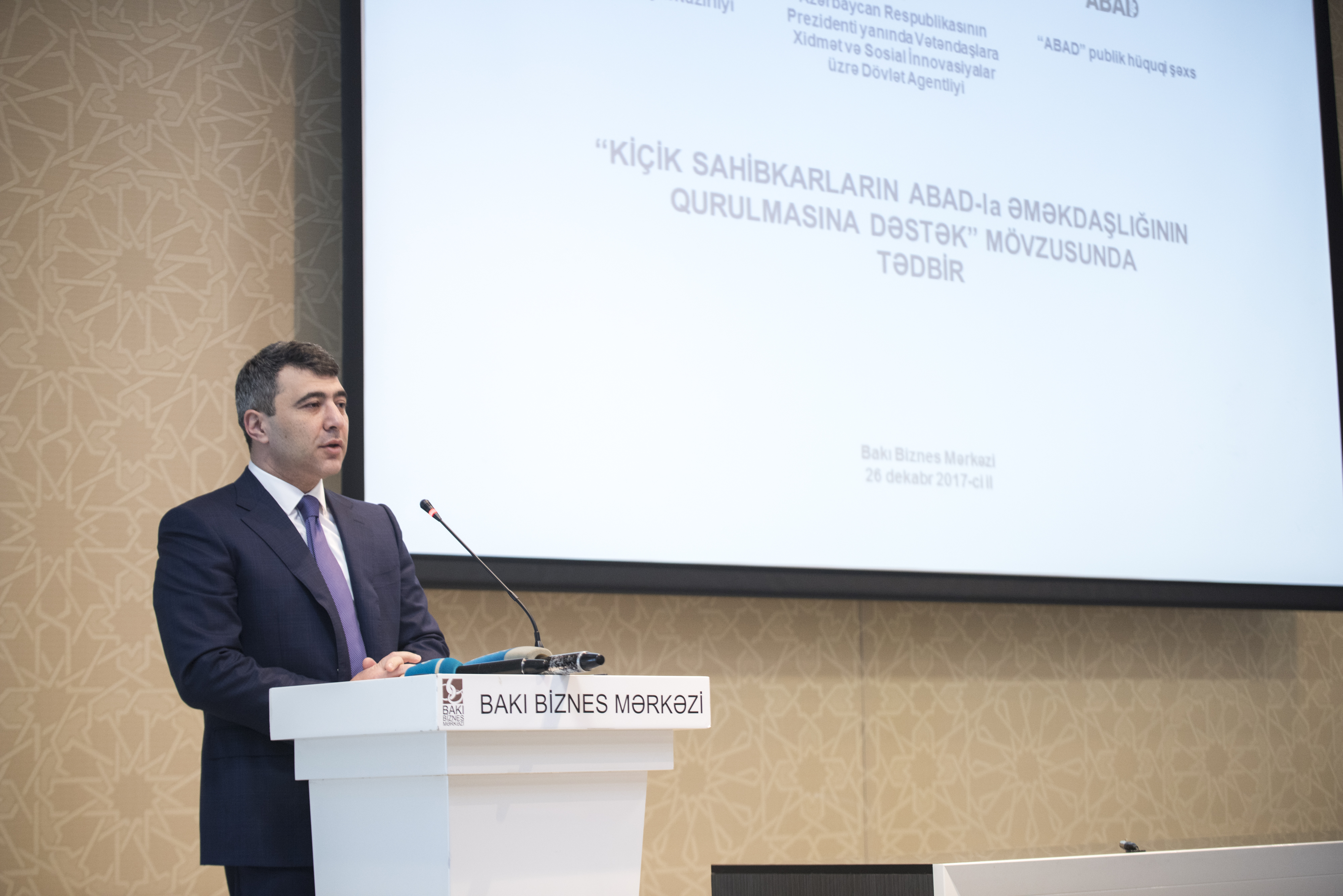 Kiçik sahibkarların “ABAD”la əməkdaşlığına dair tədbir keçirilib
