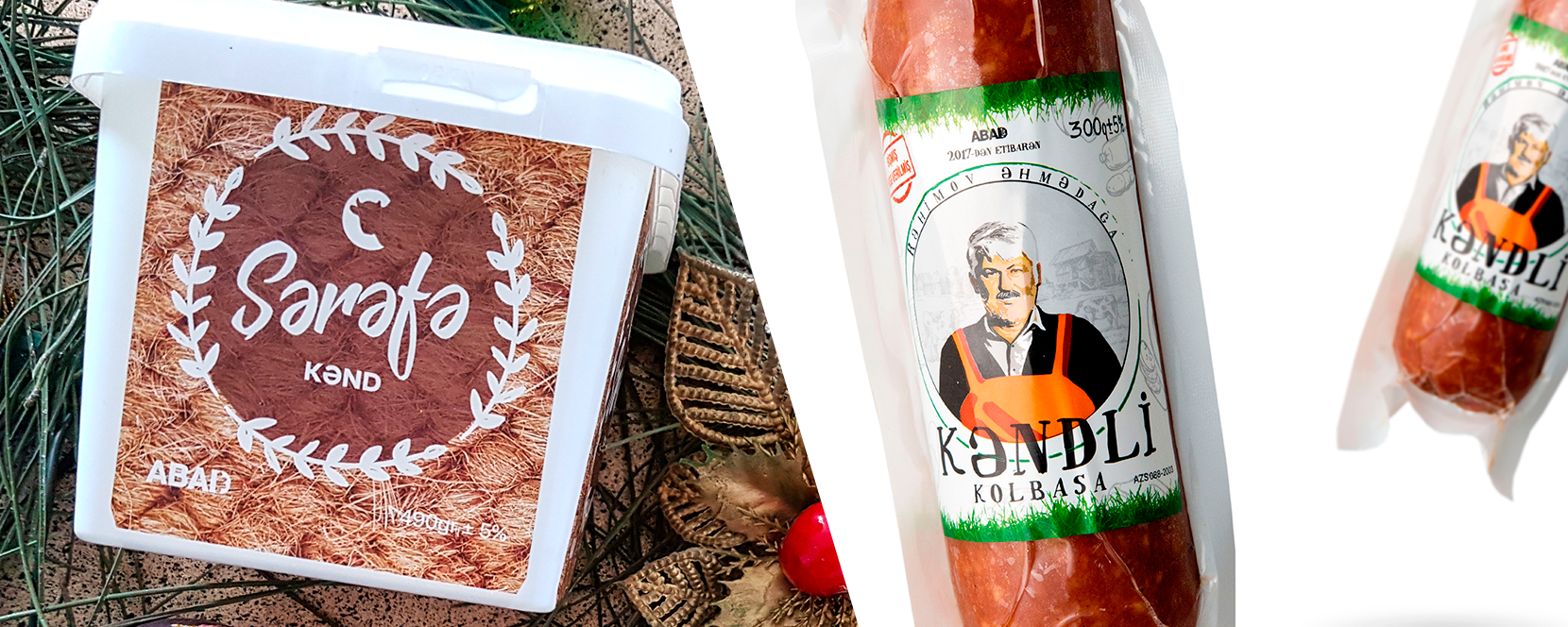 The “Kəndli” sausage and the “Şərəfə” cheese brands presented by ABAD, were put up for sale