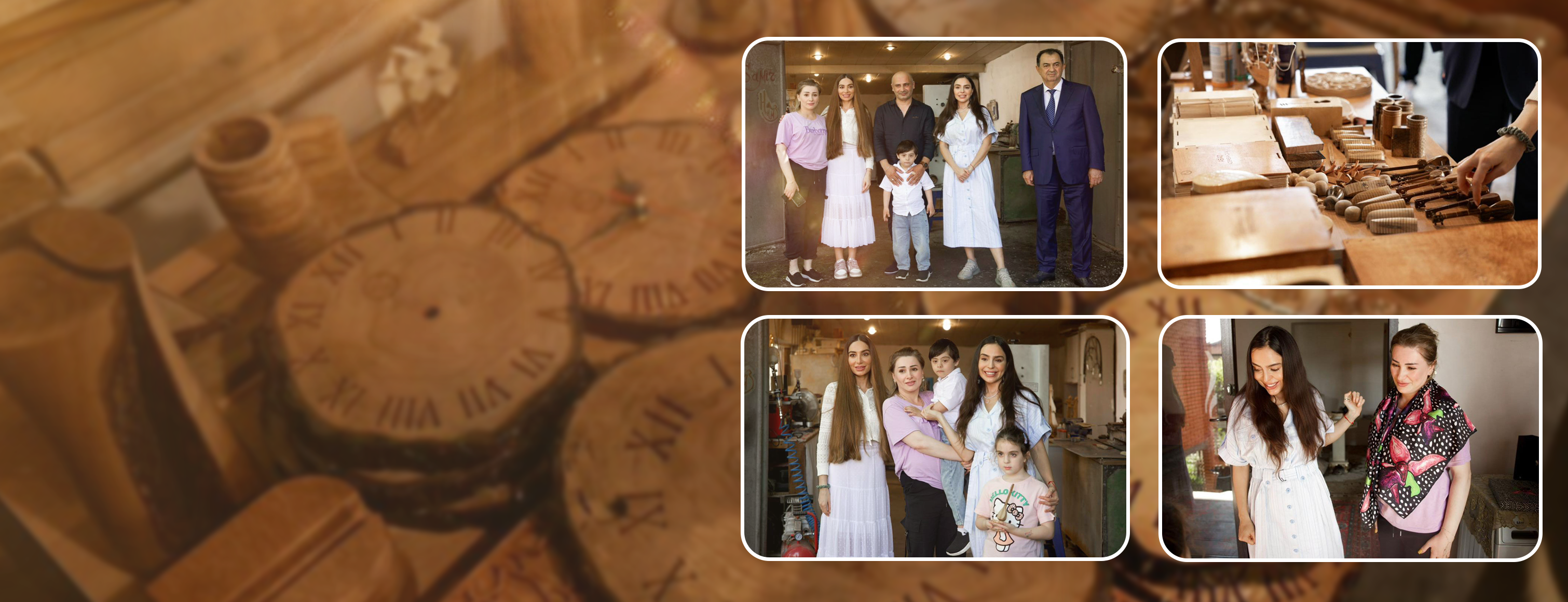 Leyla Əliyeva və Arzu Əliyeva Lənkəranda "ABAD"çı sənətkarın yaradıcılığı ilə tanış olublar
